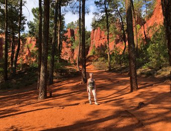 6 July Back to Nice via Massif des Ochres (Rousillion)