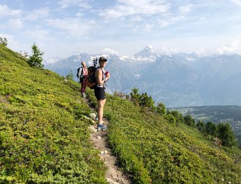 24 July Moosalp w Brigitte, Dinner chez Robin
