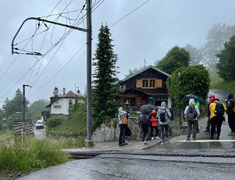 24 June Visiting Chalet a Lally