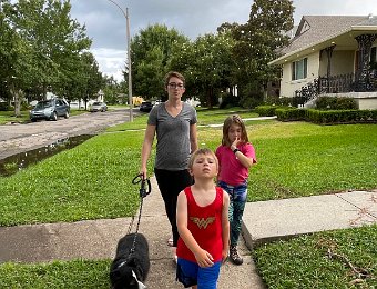 12 August Walking in NOLA, Rooms, Public Library