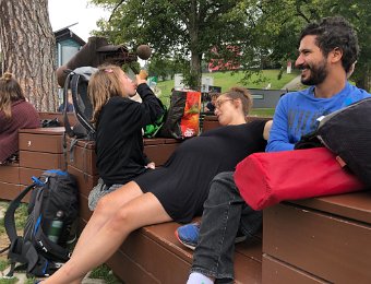 7 August Gurten Park (Bern) w Bri and Nico