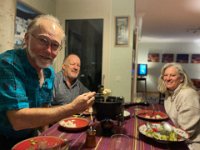 Fondue, Shelly is in focus!