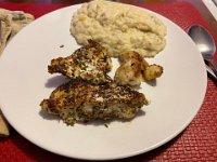 Fish and cauliflower