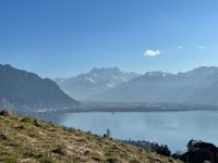 Les Dents du Midi from below Chamby