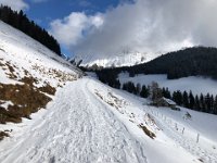 Packed snow at La Planiaz and Les Verraux