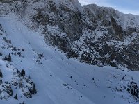 A moderate sized avalanche