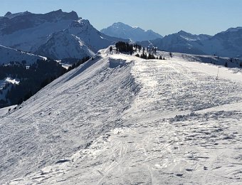 24 January Skiing Alpes Vaudoises