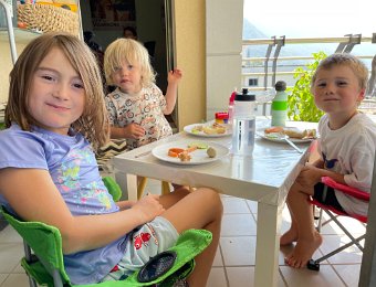 24 July Parc Coccinelle and Swimming in Lake Geneva