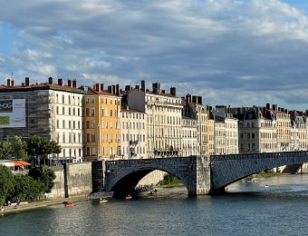 7 June Montreux to Lyon, Dinner w Gregoire