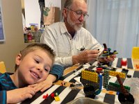 Time for August to go home and the Legos to come out