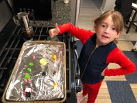 Filo dough creatures ready for the oven