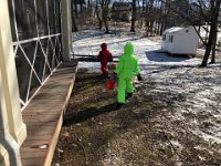 Then we move our show over to Hastings St. to play with August