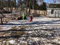 Auntie Nikki had scattered the eggs around the yard
