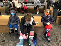 Then we go to the rental shop to get everyone equipped