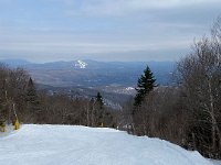 It had snowed and rained but the coverage was good. Bromley in the distance.