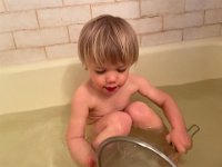 ... then returned to a warm bath with Titine