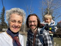 Meanwhile, the non-skiing faction went out for a walk