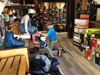 The process requires a boot fitter