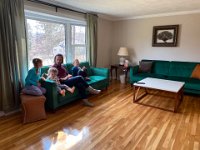 Trying out the couch