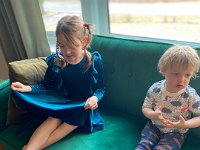 Val changed into her party dress