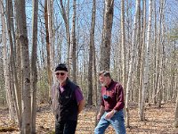 Walking the new woodlot