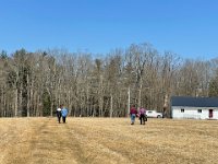 Back across the fields