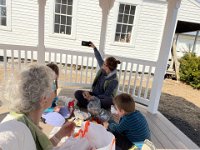 We set up in the cupola