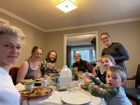 Asian food (with chopsticks) for dinner