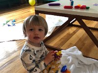 Back at the Southborough house, August has all the Crinkles to himself!