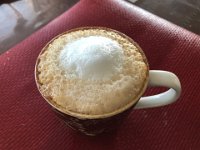 Montreux means a home-made latte from the machine!