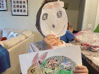 Sometimes when you can't get the natural smile, you have to wear a mask!