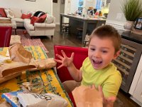 Liam LOVES the clay. So cool!