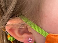 ... to get her ears pierced!