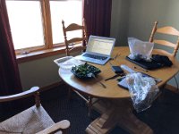 What a pleasure to return to my "suite" for lunch!