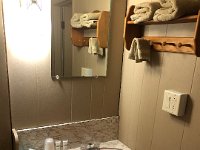 Elements of Fish Camp Style-pink lavatory