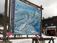 It was warm and already lightly drizzling when I arrived at the ski area