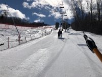 Most of the lifts were on windhold so I spent a lot of time on this T-bar