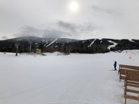 The two parts to Saddleback: more moderate to the right steeper to the left