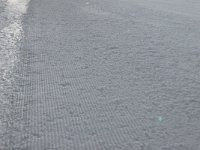 The work that groomers do, breaking the crust and forming it into corduroy, for a while anyway