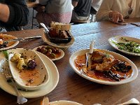 Lunch at some fancy restaurant chosen by my host