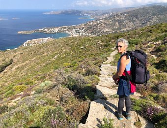 31 May - To Andros Port, Driving on Andros