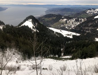 14 January Skiing Rochers de Naye
