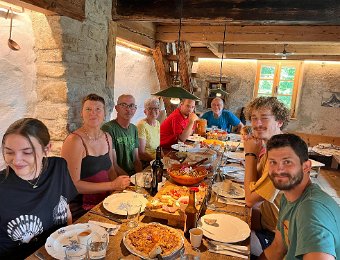 10 July - Haying the Narcissus Fields