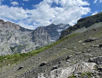 8 July - Kandersteg (Gasterntal) with P and M
