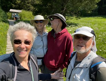 5 June - Narcissus on Les Pleiades with J and M