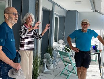 1 October - Around Montreux with Rich and visit to Robin