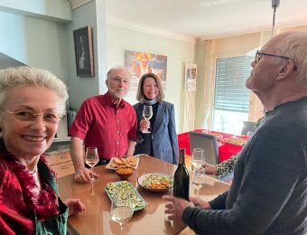 21 December Dinner with Rickermanns and TK