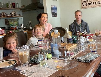 1-3 January - Skiing Rochers de Naye, P, C and family