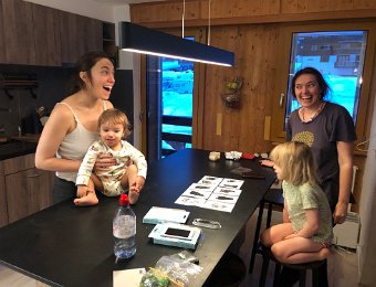 7 January - August goes to Ski School Day Two