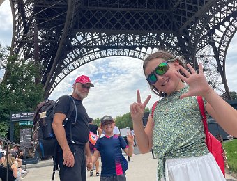 25 July - Sainte Chapelle, Le Pantheon, Jardin Luxembourg, Musee Curie, Tour Eiffel, Pompidou